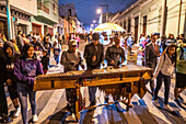 Dia de la Virgen de Guadalupe (Our Lady of Guadalupe) festival and parade in Guatemala City.