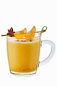 Hot mandarin-anise drink