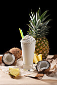 Piña Colada with pineapple and coconut