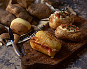 Stuffed baked potatoes