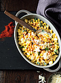 Creamy vegetable corn