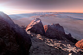 Valles Marineris canyon on Mars, illustration