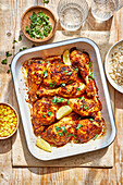 Peri-peri chicken from the oven