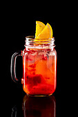 Summery non-alcoholic fruit cocktail