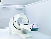 Computed tomography scanner, illustration