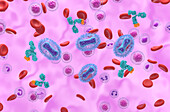 Mpox viruses, illustration