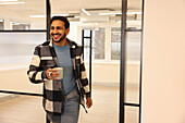 Man walking in office