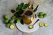 Homemade feijoa jam