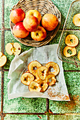 Dried apple rings
