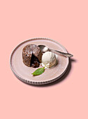 Chocolate lava cake from the Airfryer