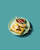 Crispy spring rolls from the Airfryer