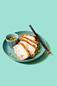 Crispy pork belly from the Airfryer with hoisin dip