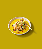 Coconut ramen with tofu from the Airfryer