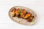 Crispy chicken wings from the Airfryer