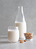 Almond milk (topic : drinking fruits)