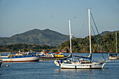 Boats in the Panama Canal (Canal de Panama)