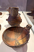 Pre-Hispanic pottery from a burial in the Humahuaca Valley. Dr. Eduardo Casanova Archeology Museum in Tilcara, Argentina.