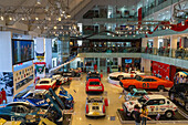 The main exhibit hall of the Termas de Rio Hondo Automobile Museum in Santiago del Estero Province in Argentina.