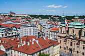 Die astronomischen Uhrentürme bieten einen fantastischen Blick auf Prag