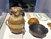 Pre-Hispanic pottery from the altiplano in Jujuy Province. Eduardo Casanova Archeology Museum, Tilcara, Argentina.