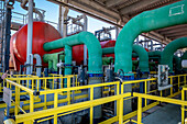 Tanks to filter water, in Dessalinitzadora del Llobregat, Water desalination plant, Avinguda Estany del Port, 4, 08820, El Prat de Llobregat, Barcelona, Catalonia, Spain