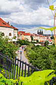 Blick auf die Prager Skyline und den Veitsdom aus dem Grande Classic Panorama