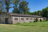 Ruins of an old textile mill in Tartagal, Argentina.