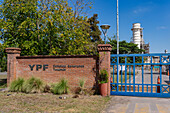 The YPF Luz combined-cycle thermal power electricity generating plant at El Bracho, near San Miguel de Tucumán, Argentina.