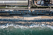 Cabrera de mar beach, El Maresme, Catalonia, Spain