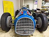 A 1949 Ferrari Type 166 racing automobile in the Argentine Automobile Club Museum, Buenos Aires in Argentina.