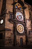 Astronomical Clock in Old Town Hall tower of Prague