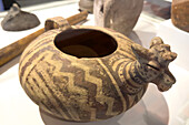 Pre-Hispanic ceramic pottery from northwest Argentina. Eduardo Casanova Archeology Museum, Tilcara, Argentina.