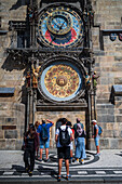 Astronomical Clock in Old Town Hall tower of Prague