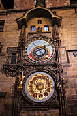 Astronomical Clock in Old Town Hall tower of Prague