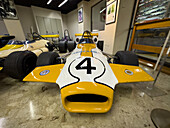 A 1971 Brabham BT36 Formula 2 race car in the Argentine Automobile Club Museum, Buenos Aires in Argentina.