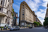 Edificio Sud America oder Südamerika-Gebäude in der Ave. Pte. R. Saenz Peña 530 in Buenos Aires, Argentinien. Ursprünglich 1926 für die South America Insurance Company gebaut