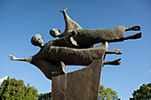 Denkmal für die Opfer der Atombombe, Außenansicht des Atombombenmuseums, Nagasaki, Japan