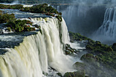 Floriano Waterfall at Iguazu Falls National Park in Brazil. A UNESCO World Heritage Site.