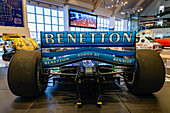 A 1996 Bentton Renault B196 F1 race car in the Museo Termas de Rio Hondo, Termas de Rio Hondo, Argentina.