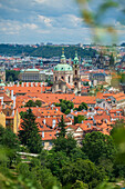 Blick auf die Prager Skyline vom Grande Classic Panorama aus