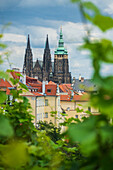 Blick auf die Prager Skyline und den Veitsdom vom Grande Classic Panorama aus