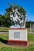 A painted iron copy of the marble statue of Laocoon and His Sons in the 9th of July Park, San Miguel de Tucumán, Argentina.