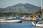 Boats in the Panama Canal (Canal de Panama)