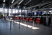 Departures area in Prague Airport