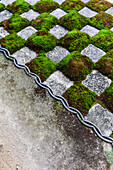 Geometrical garden at Tofukuji Temple in Kyoto, Japan