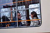 Tram line in Budapest