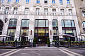 Facade of Four Seasons Hotel Gresham Palace Budapest