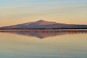 The Santillana reservoir in Manzanares el Real, Madrid.