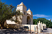 The 17th Century Spanish colonial Church of San Pedro Nolasco in Molinos, Argentina in the Calchaqui Valley.