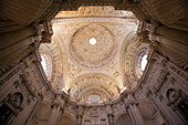 Seville, Spain, Dec 24 2007, Discover the stunning 16th-century vaulted ceiling in Sevilla Cathedrals major sacristy, a masterpiece of artistry.